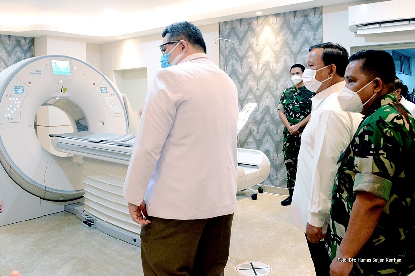 Prabowo Subianto Resmikan MRI Center RSPAD Gatot Soebroto