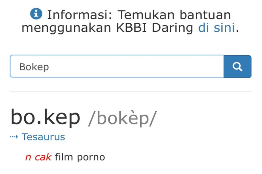 Asal Usul Kata Bokep dan Sejarahnya, KBBI Sudah Akui!