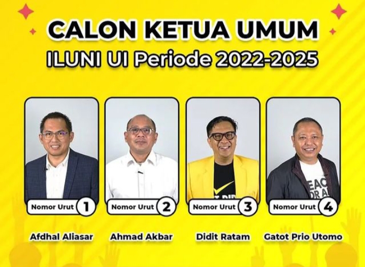 Profil Singkat Empat Calon Ketua Umum Iluni UI, Yuk Kenali