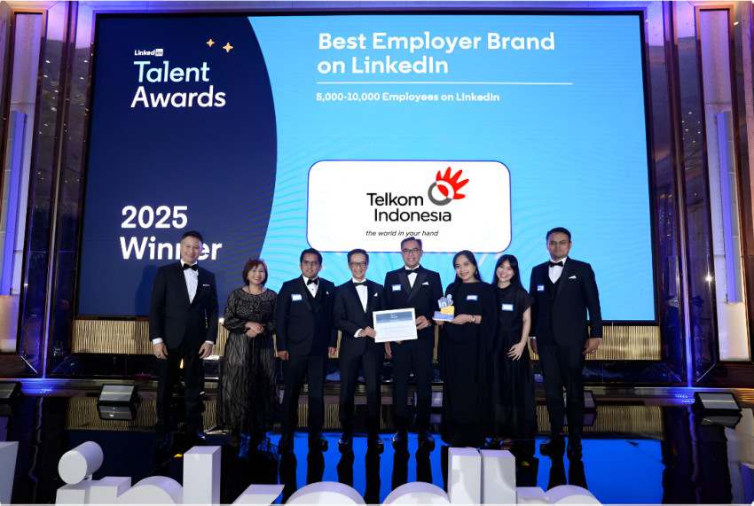 TelkomGroup Kukuhkan Posisi Jadi yang Terbaik di LinkedIn Talent Awards 2025