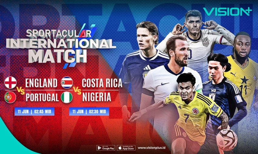 Jadwal Timnas Inggris vs Kosta Rika dan Portugal v