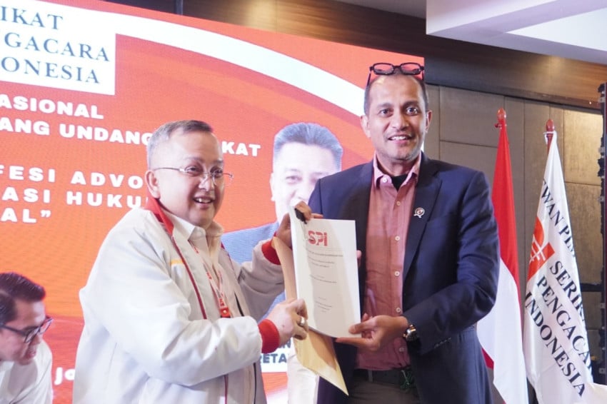 SPI Jadi yang Pertama Beri Naskah Analisis RUU Advokat ke Pemerintah