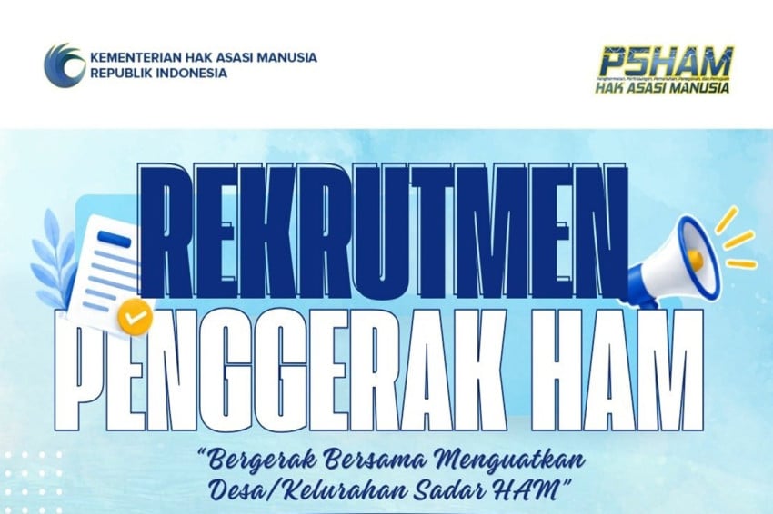 Rekrutmen Penggerak HAM 2026 Resmi Diperpanjang, Daftar di Link Ini