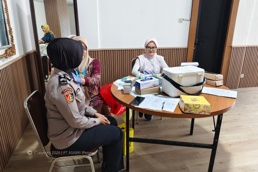 Asabri Gandeng Bio Farma Edukasi Kanker Serviks di Sespim Polri