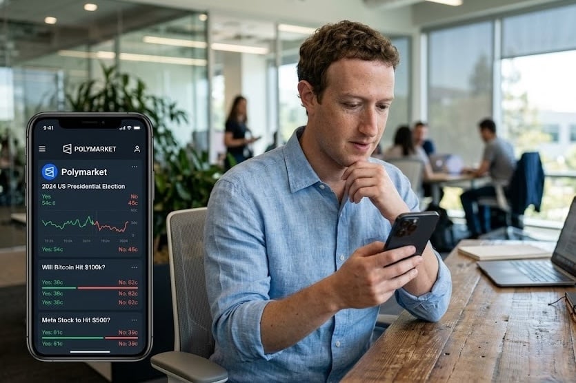 Zuckerberg Mau Saingi Polymarket: Meta Siapkan Aplikasi Prediksi untuk 100 Juta Pengguna