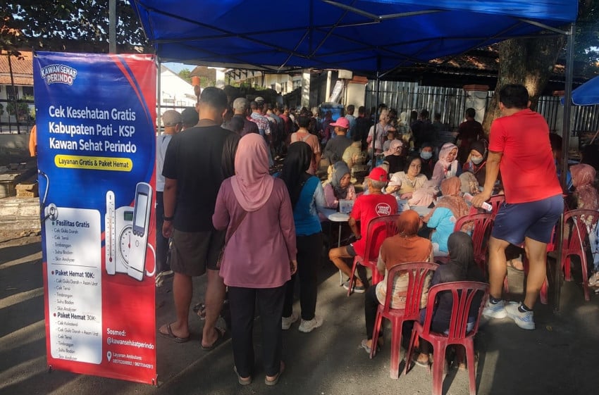 Perkuat Pelayanan Masyarakat, Partai Perindo Hadirkan Pemeriksaan Kesehatan dan LBH Gratis di Pati