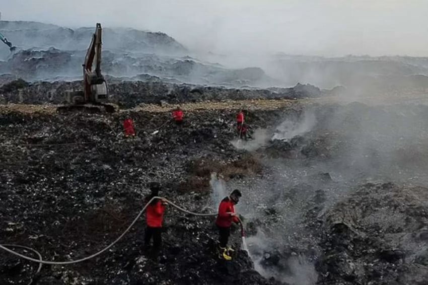 232 Warga Mengungsi Akibat Kebakaran TPA Jatiwaringin Tangerang