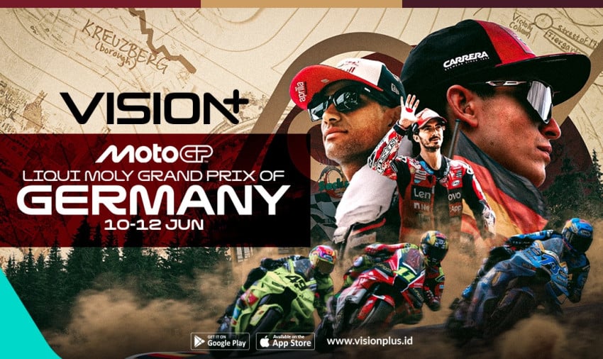 Aksi Sengit MotoGP Jerman 2026 Siap Dimulai, Simak Jadwal Balapannya di VISION+