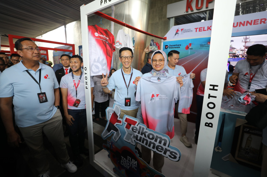 Telkom Runners Teguhkan Semangat BISA pada Peringatan HUT Ke-61 Telkom Indonesia