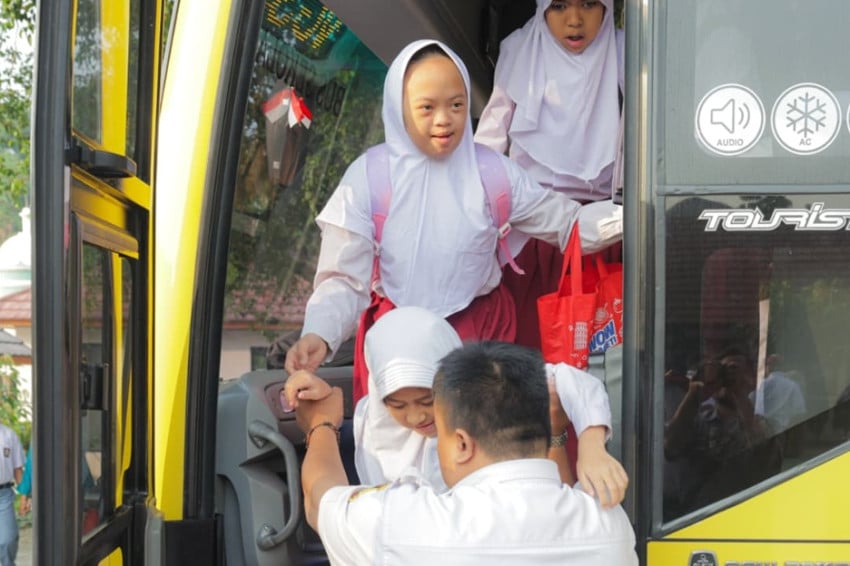 Bus Sekolah Gratis Disabilitas Pemkot Tangsel Dapat Sambutan Positif dari Orang Tua