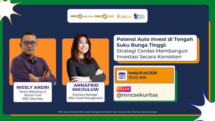 MNC Sekuritas dan MNC Asset Bahas Strategi Cerdas Investasi Lewat IG Live Sore Ini