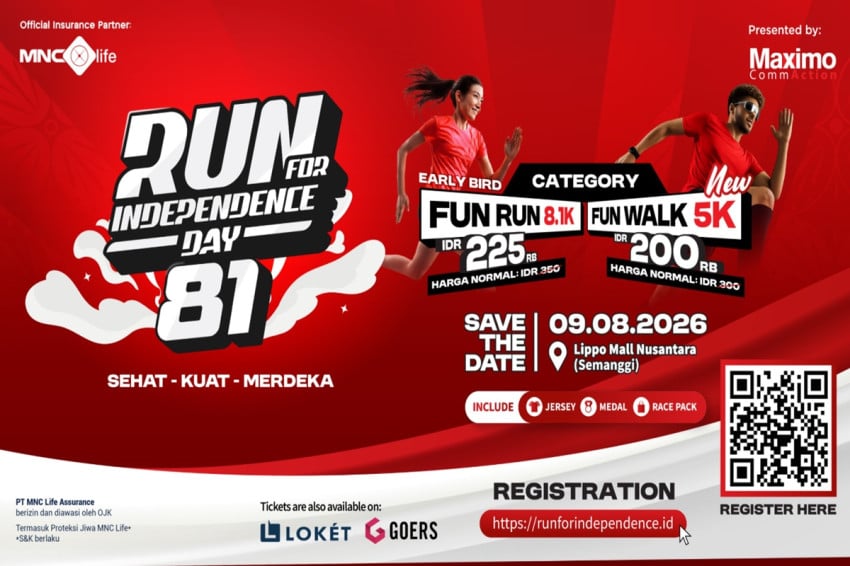 Run for Independence Day 81 Akan Digelar, MNC Life Berikan Perlindungan Jiwa bagi Seluruh Peserta
