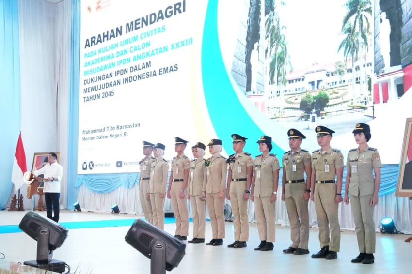 Mendagri Apresiasi 10 Calon Wisudawan Terbaik IPDN Angkatan XXXIII dari Beragam Latar Belakang