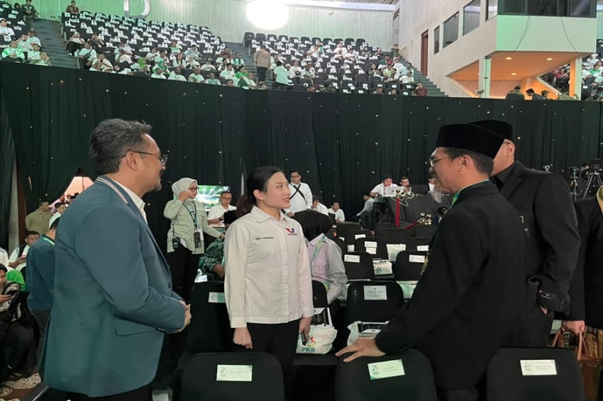 Ketum Partai Perindo Angela Tanoesoedibjo Hadiri Harlah ke-28 PKB