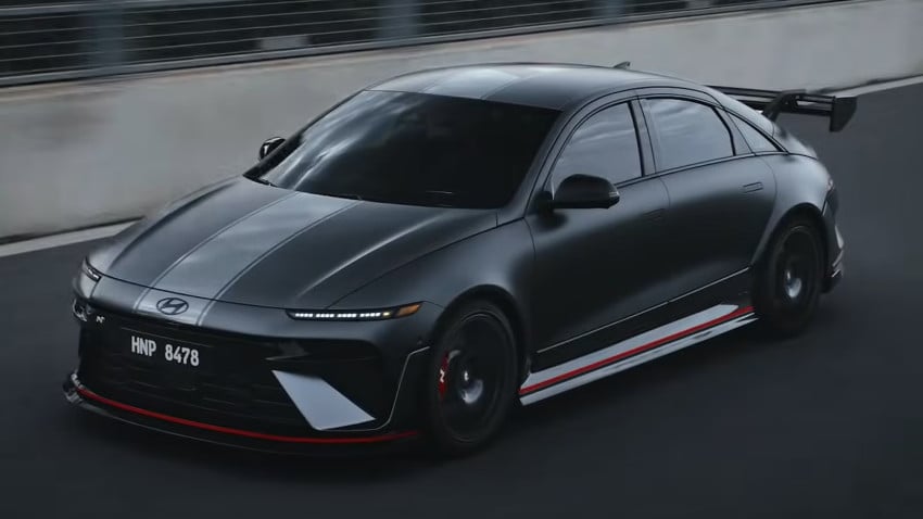 Hyundai IONIQ 6 N Mencatat Waktu 7 Menit 35,42 Detik di Nurburgring