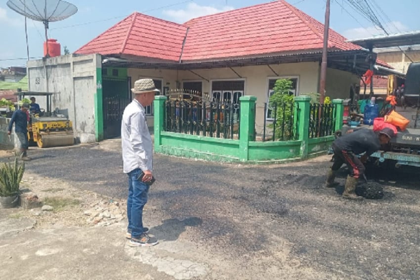 Alokasikan Pokir untuk Aspal Jalan, Effendi Alung Konsisten Kawal Infrastruktur Jambi