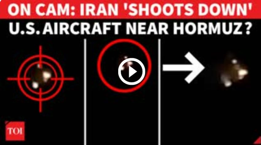 Viral di Media Sosial, Jet Tempur AS Diduga Jatuh di Iran pada Serangan ke-13