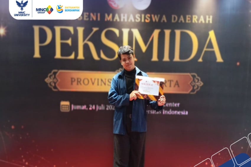 Mahasiswa Komunikasi MNC University Raih Juara Harapan 2 Peksimida DKI Jakarta 2026