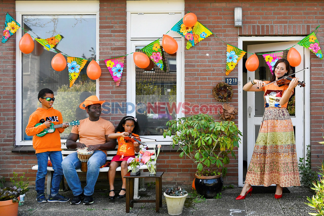 Cegah Corona, Raja Belanda...