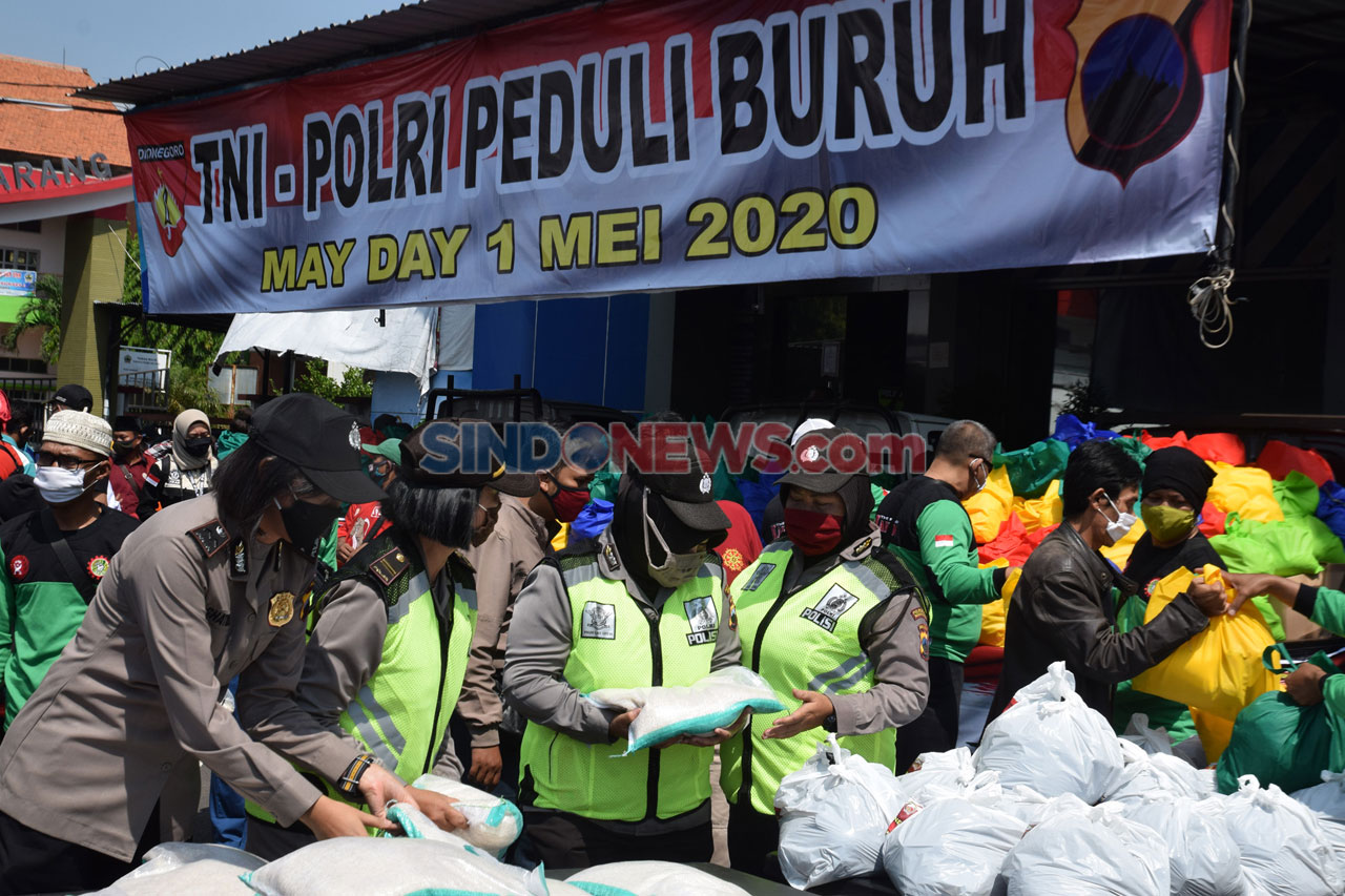 Peringati May Day, TNI-Polri...
