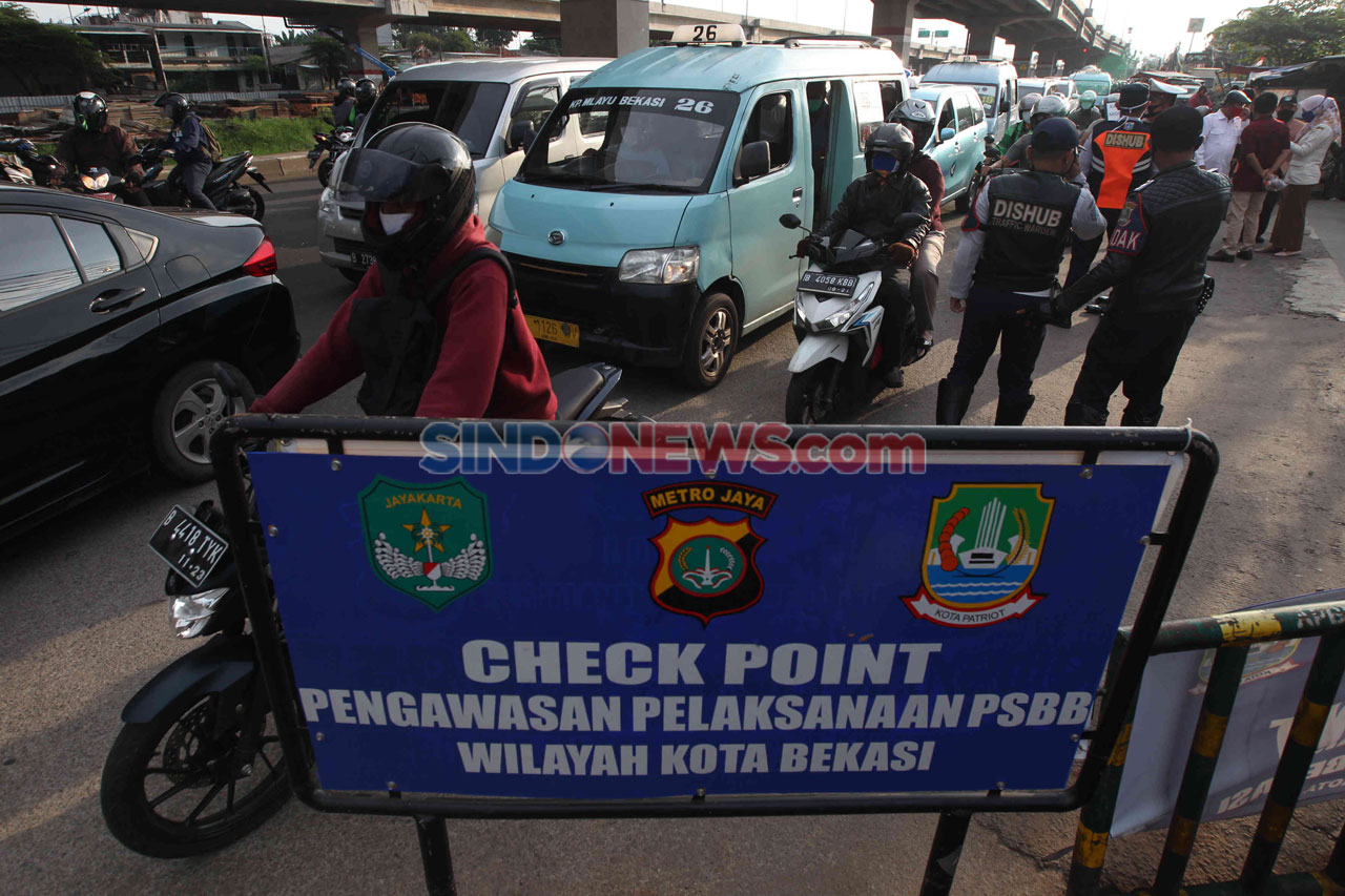 Razia PSBB di Perbatasan...