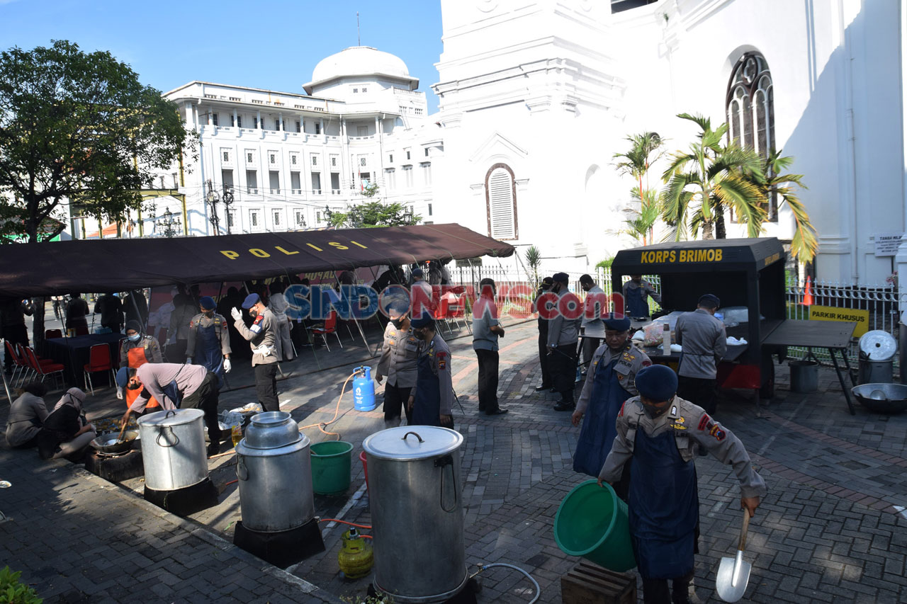Dapur Lapangan Polrestabes...