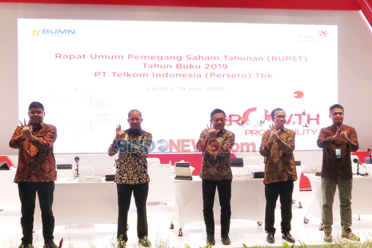 Telkom Bagikan Dividen...