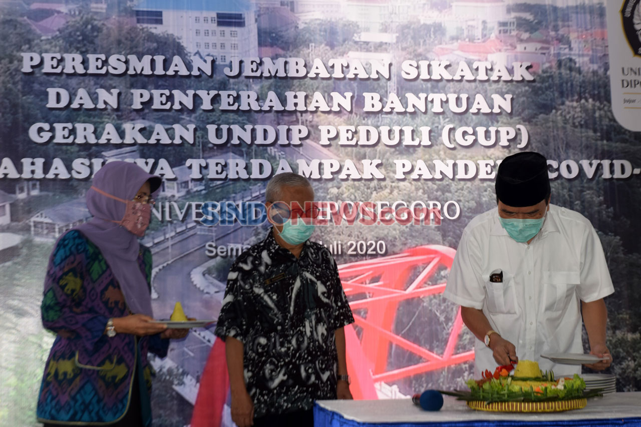 Rektor Undip Resmikan...