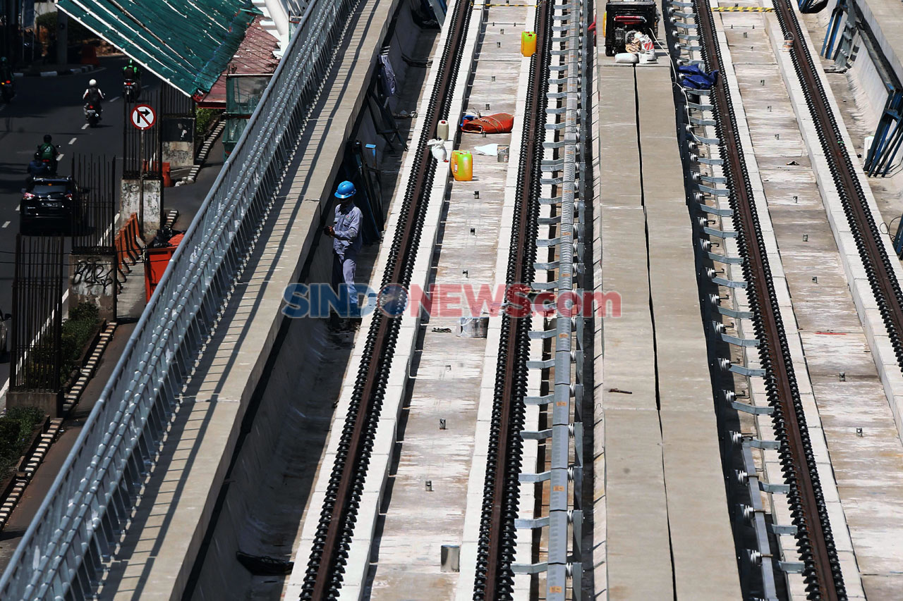 Proyek LRT Jabodebek...