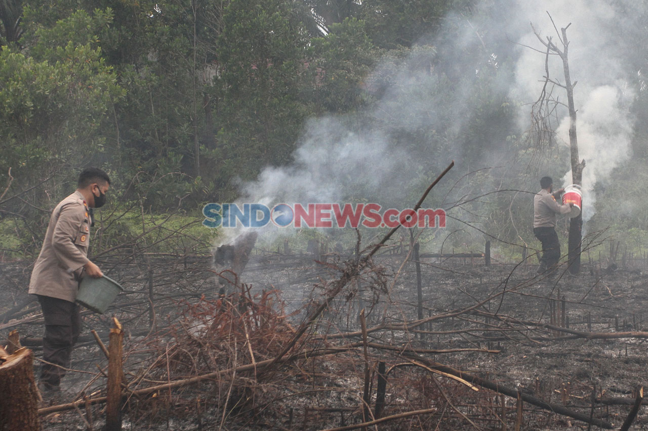 Kebakaran Lahan di Pekanbaru...