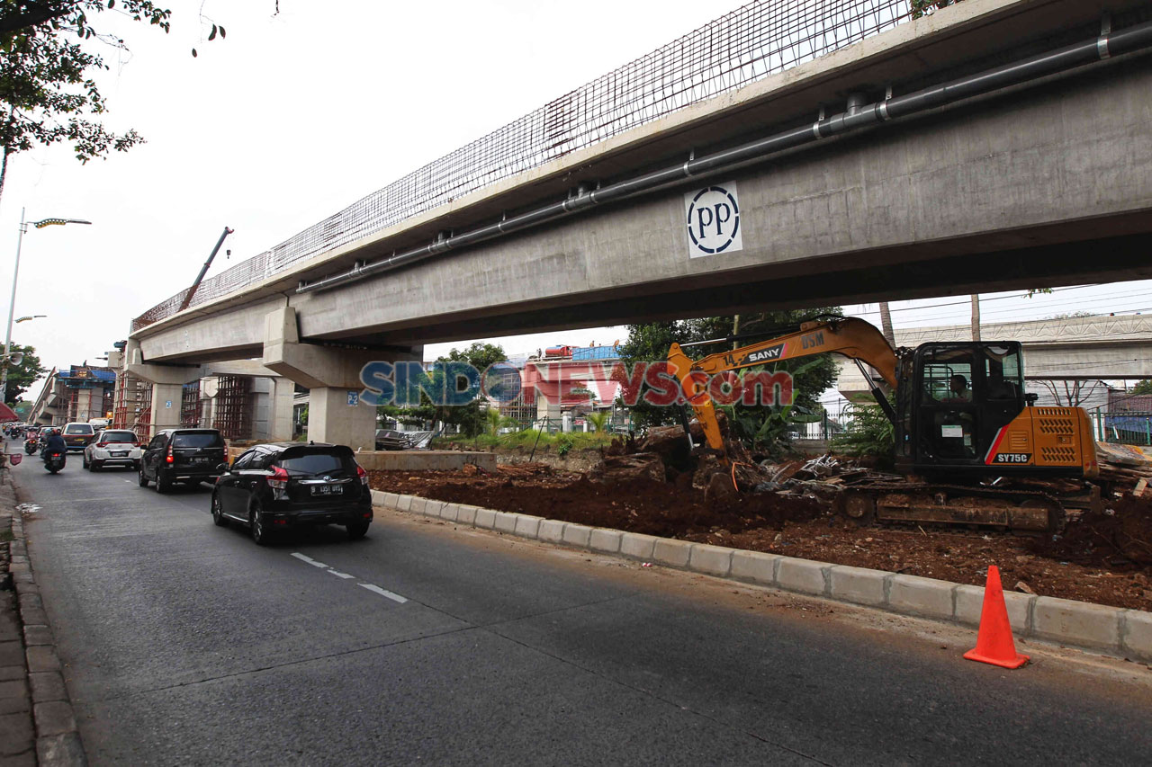 Proyek Flyover Lenteng...