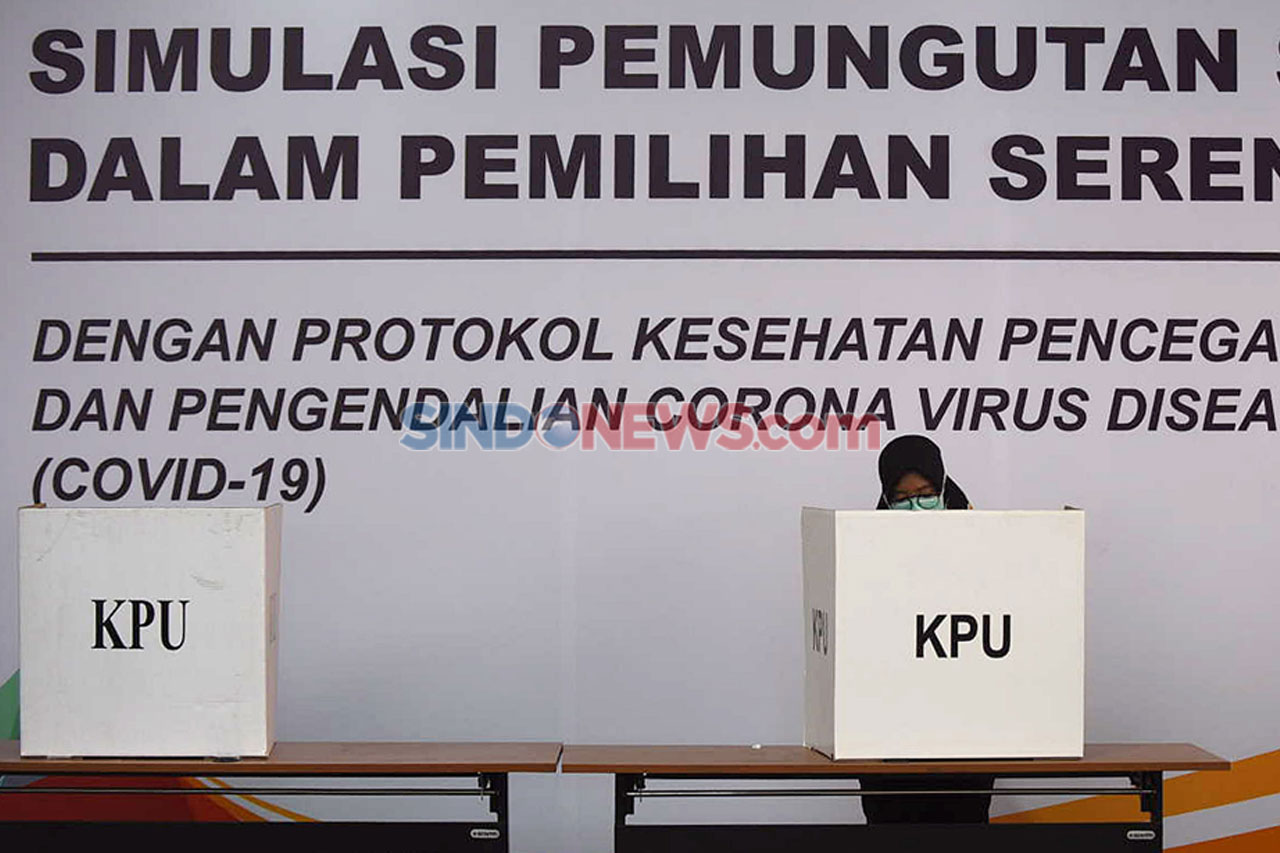 KPU Gelar Simulasi Pemungutan...