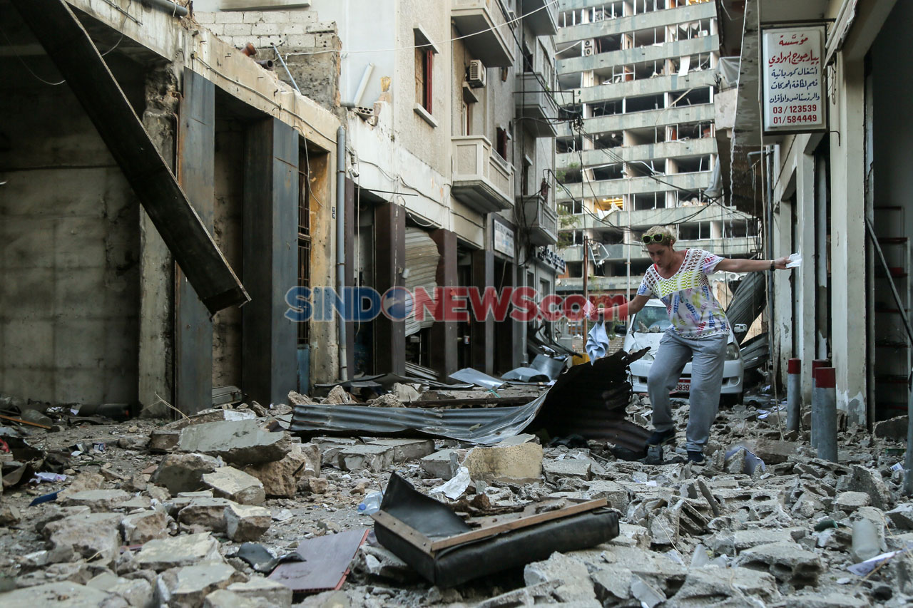 Kota Beirut Luluh Lantah...
