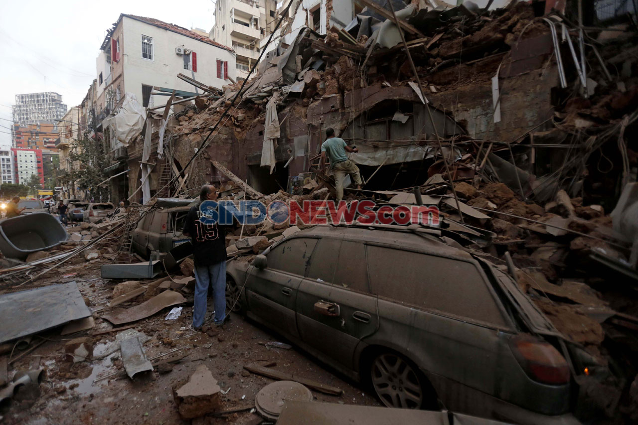 Kota Beirut Luluh Lantah...