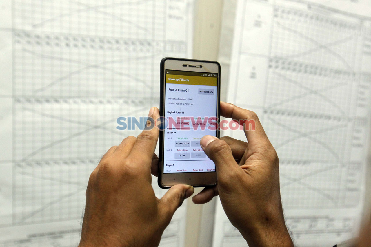 KPU Gelar Uji Coba Aplikasi...