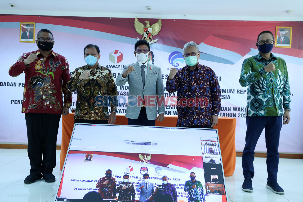 KPU, Bawaslu dan Kominfo...