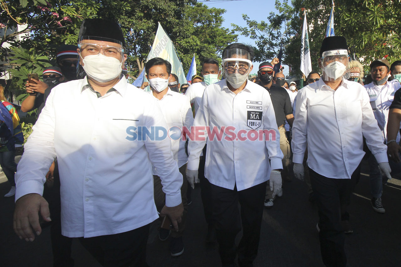 Pasangan Machfud Arifin-Mujiaman...