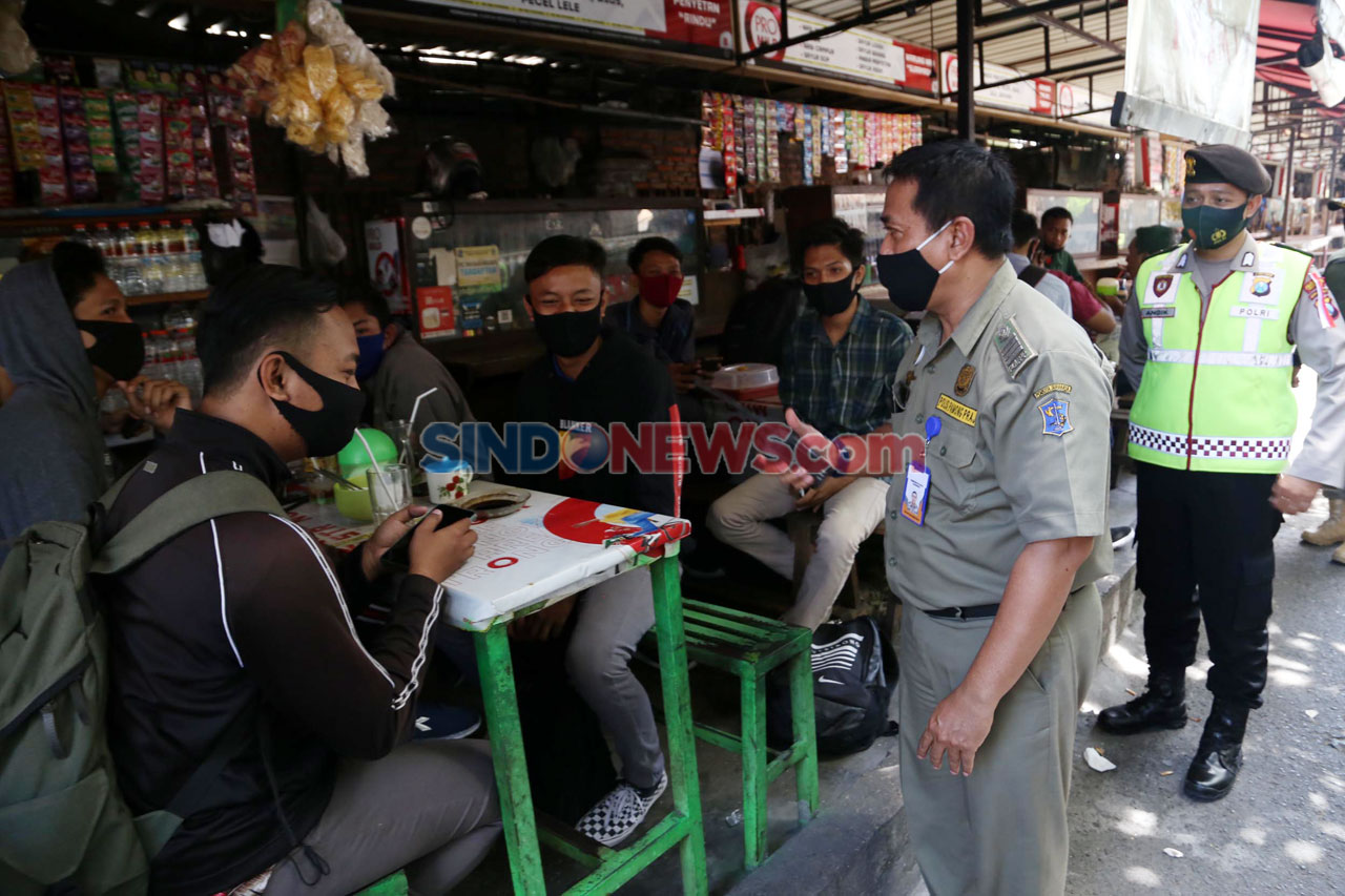 Tak Pakai Masker, Pelanggar...