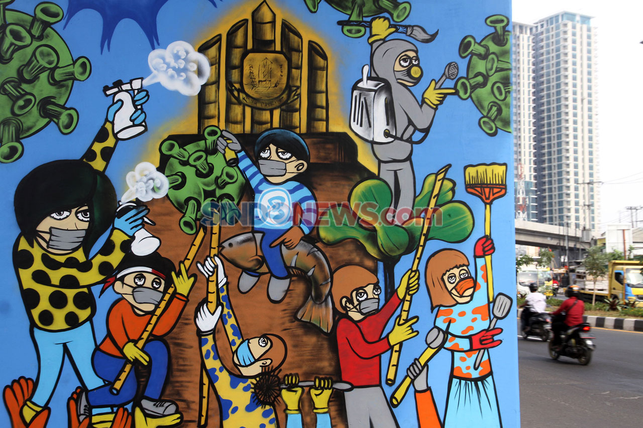Mural Bekasi Lawan Covid-19...