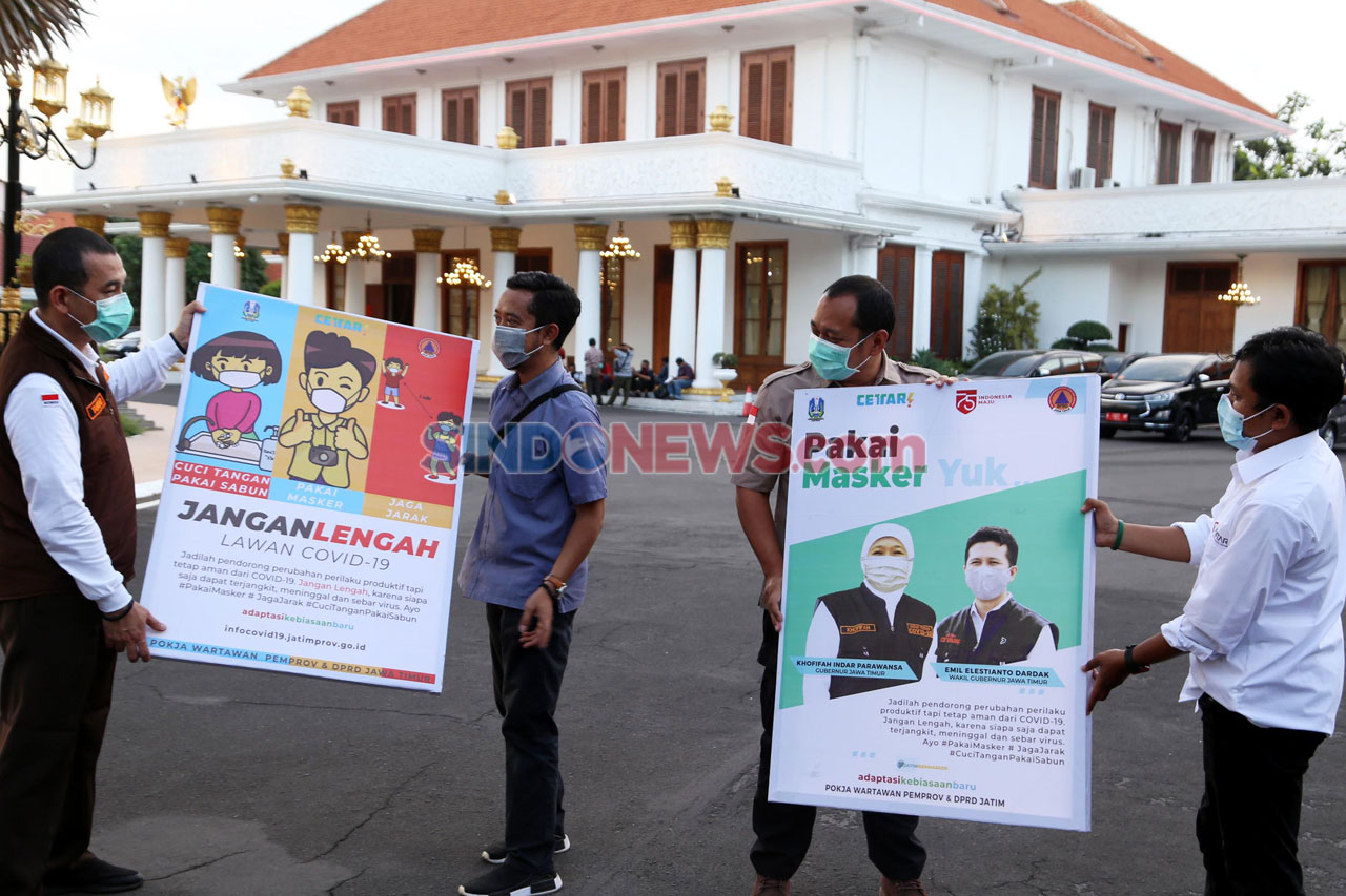 Wartawan dan BPBD Jatim...