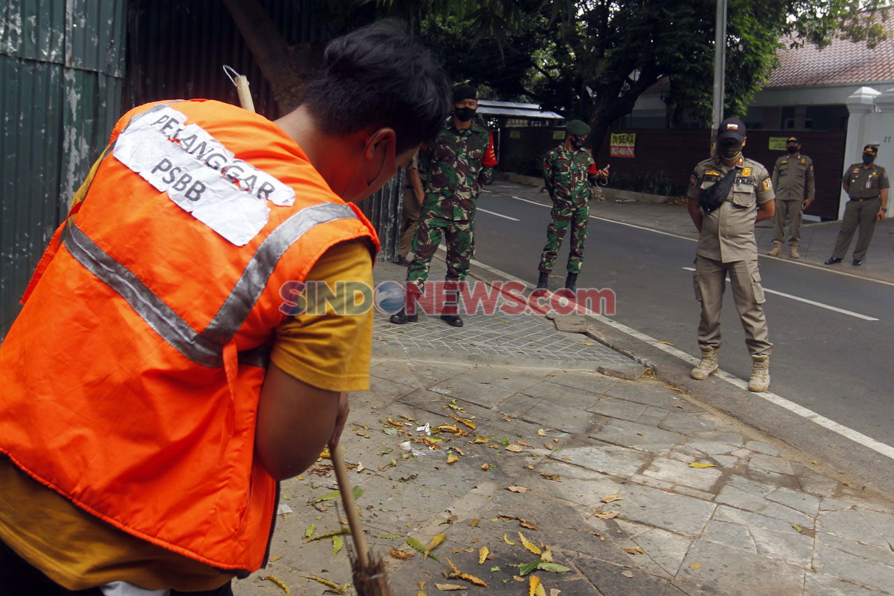 Denda Pelanggar PSBB...