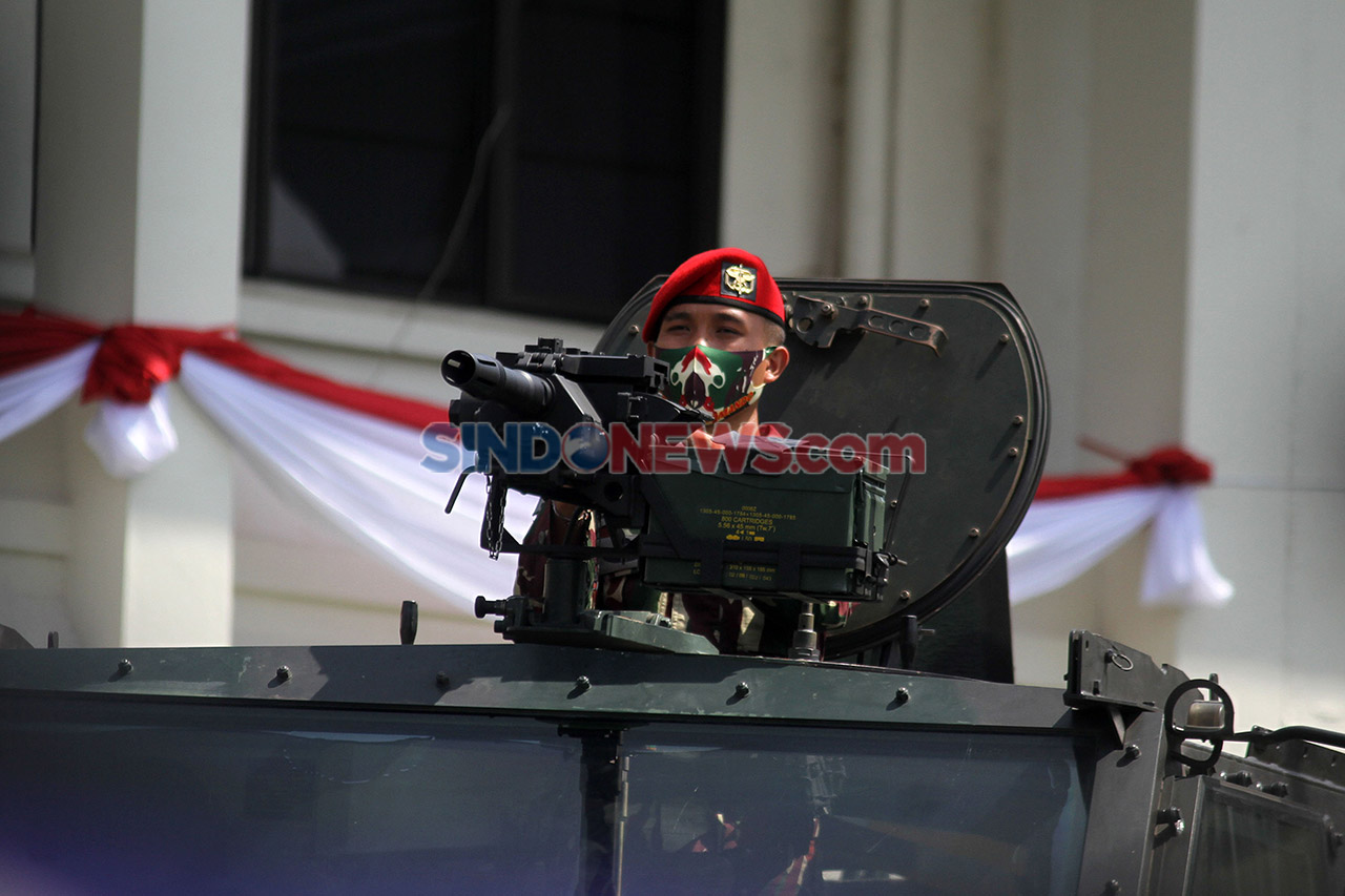 Kopassus Ikuti Upacara...