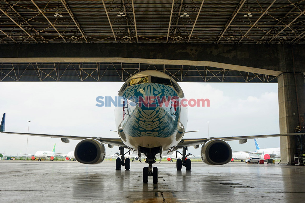 Pesawat Garuda Indonesia...
