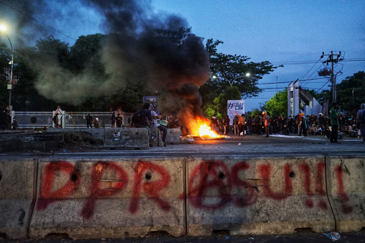 Mahasiswa di Makassar...