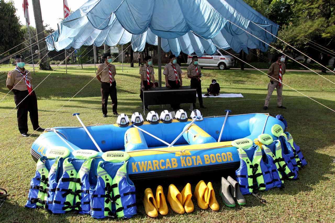 Pramuka Gelar Apel Sumpah...