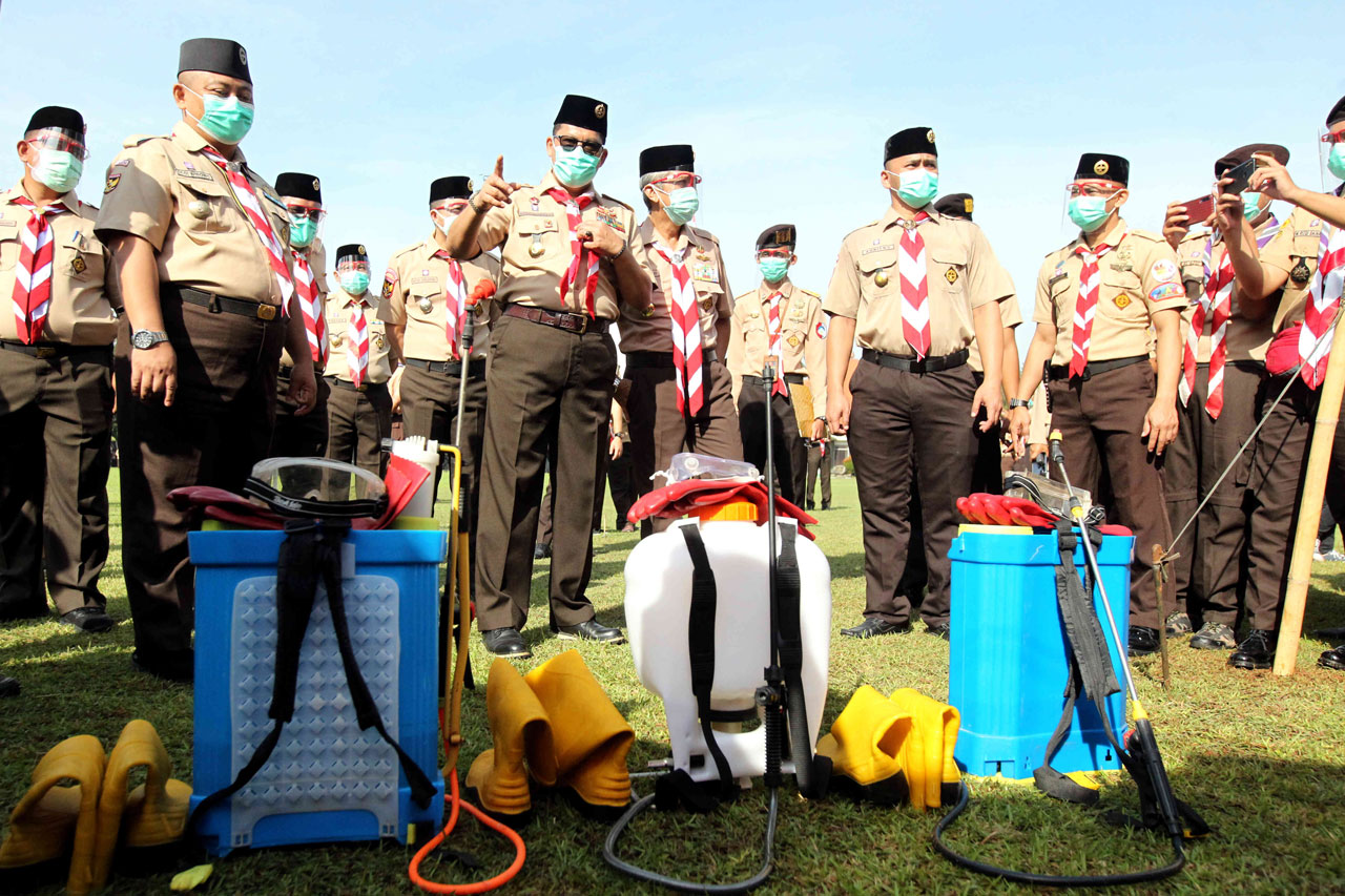 Pramuka Gelar Apel Sumpah...