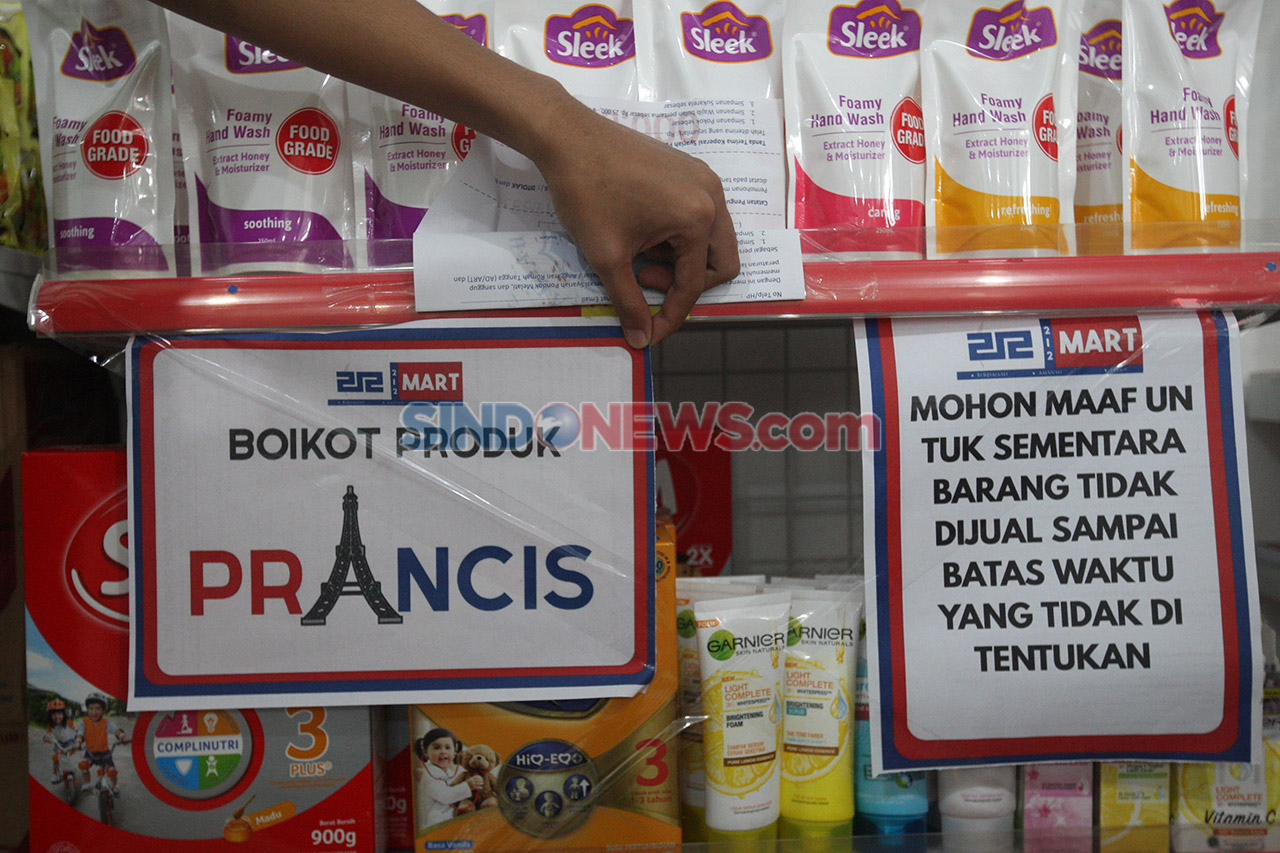 Aksi Boikot Produk Prancis...