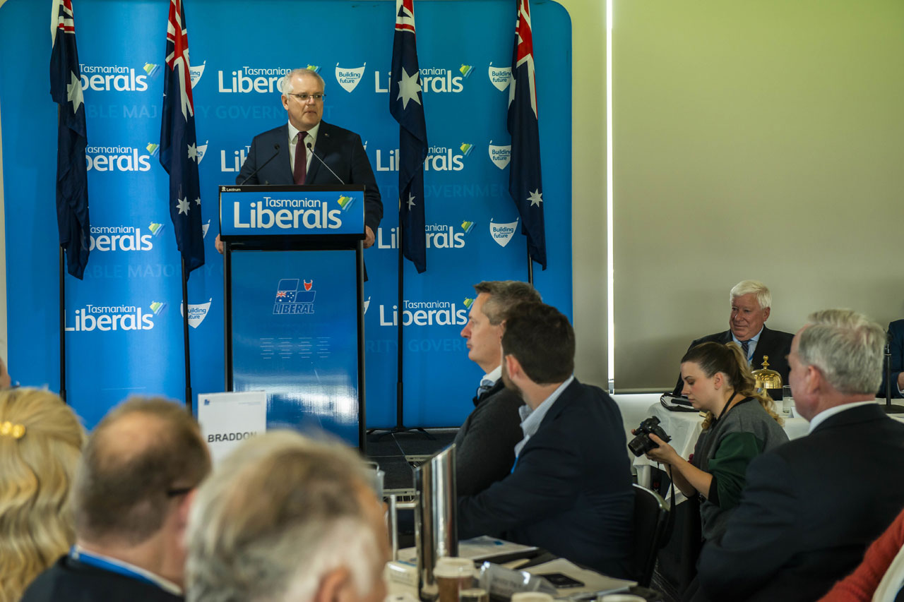 PM Australia Scott Morrison...
