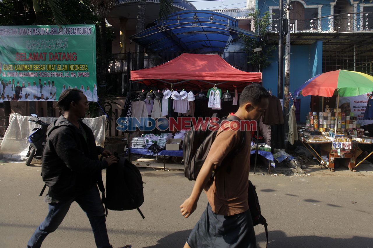 Massa Pendukung Habib...
