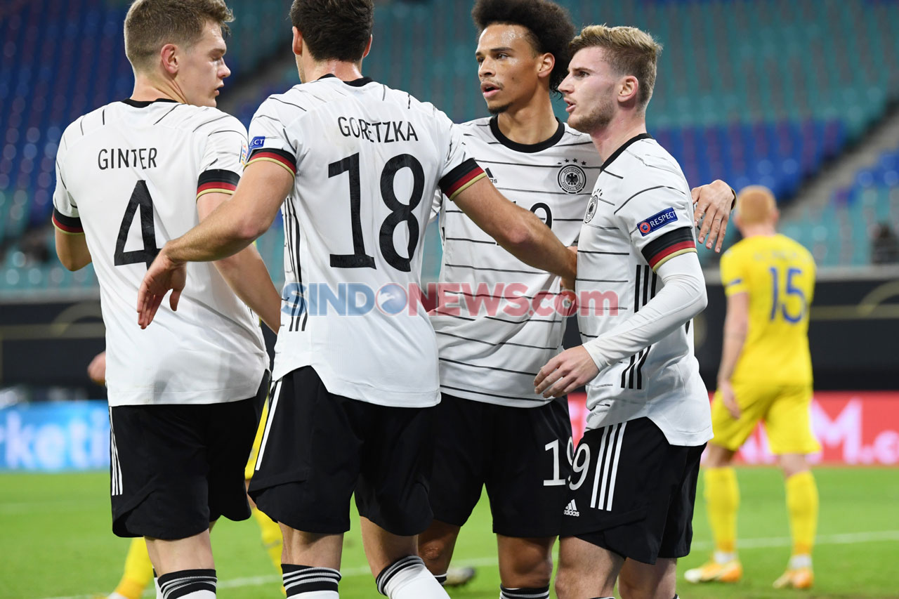 Bekuk Ukraina 3-1, Jerman...